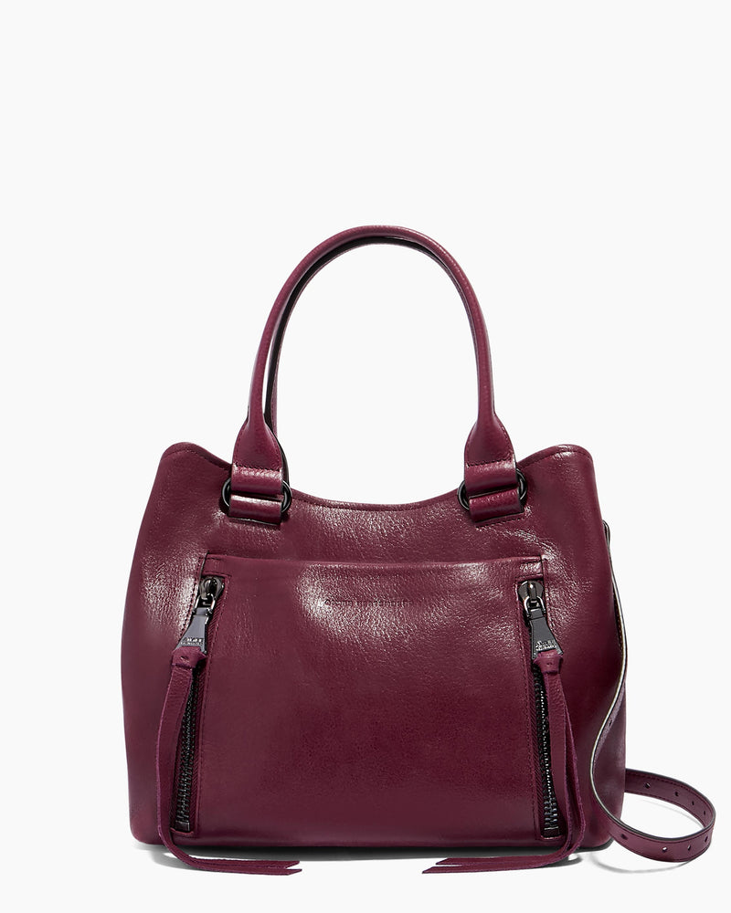 Let's Ride Triple Entry Satchel Crossbody- front