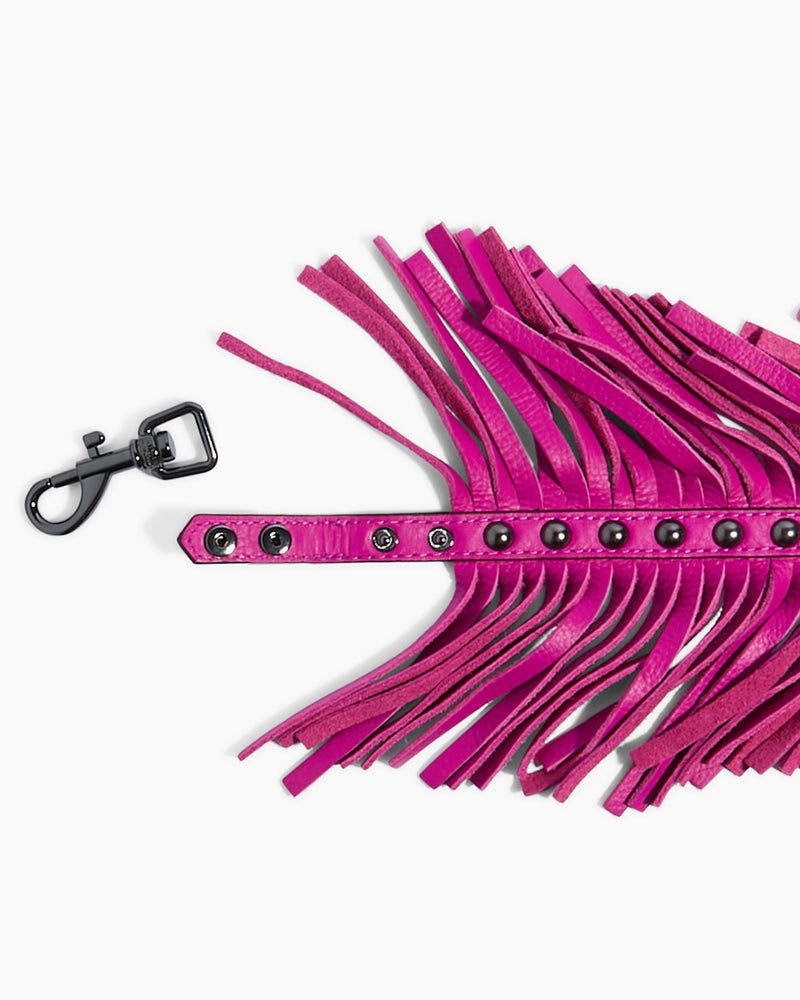Studded Fringe Strap- side angle