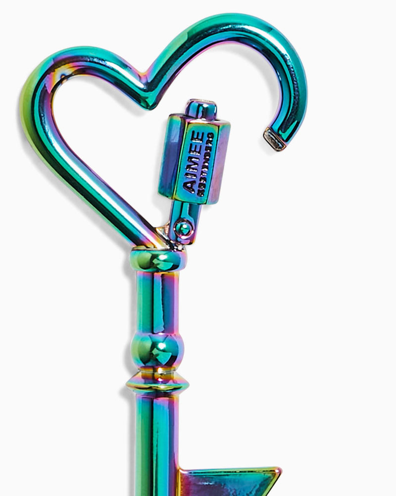 Touchless Love Key Ring- side angle
