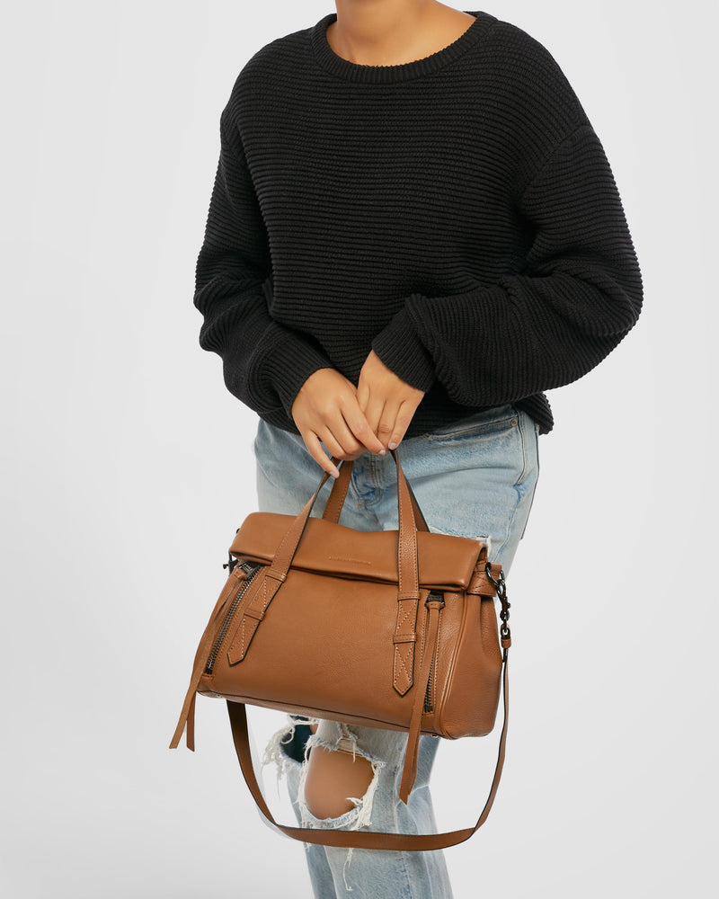 Bali Double Entry Satchel