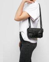 Eterna Mini Shoulder Bag - Black
