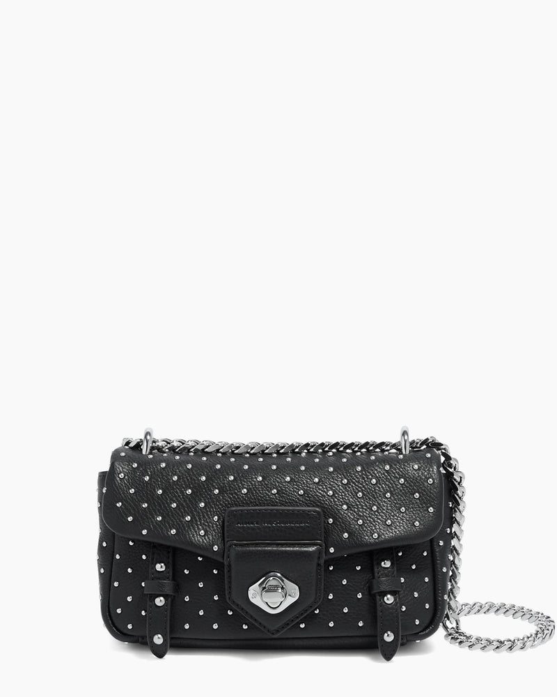 CROSSBODY BAG WITH CHAIN - Black