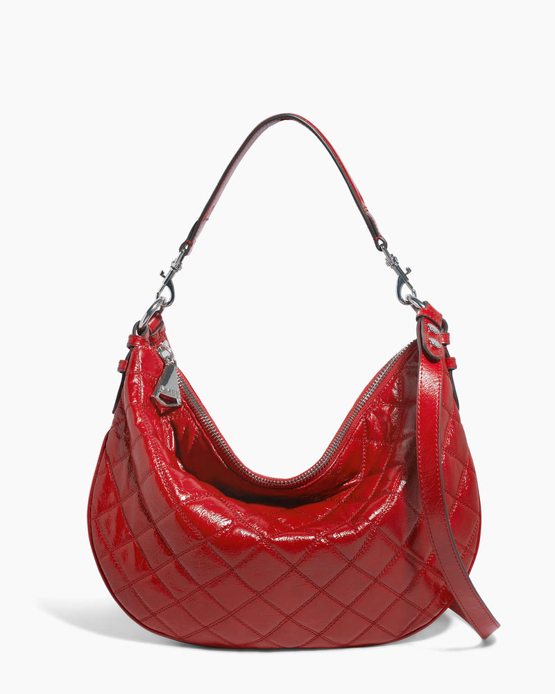 Gabrielle Quilted Hobo Bag