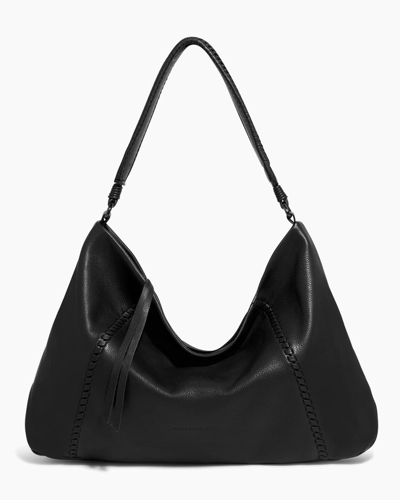 Aimee Kestenberg All for Love Leather Hobo Bag ,Black