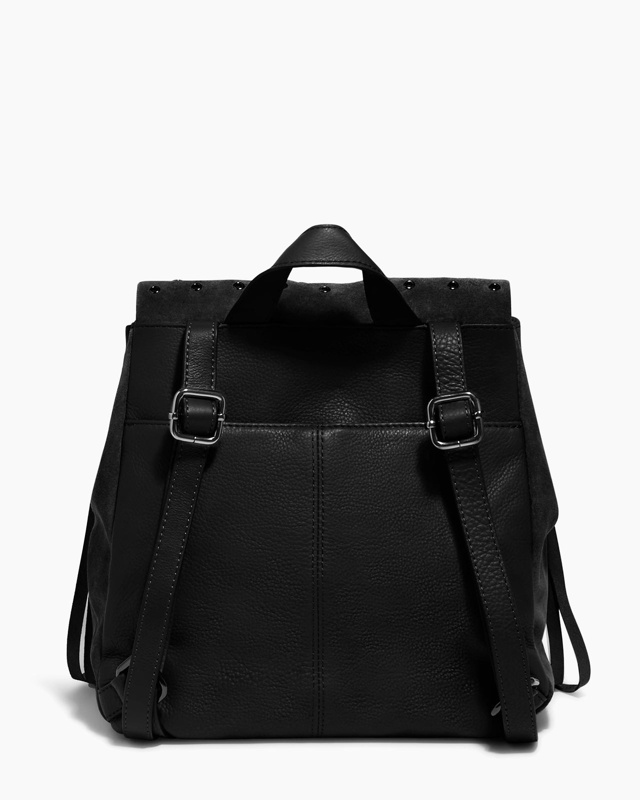 Black Bali Novelty Backpack in Luxury Suede Designer Leather Handbag For Women Black Bali Novelty Backpack in Luxury Suede Designer Leather Handbag For Women