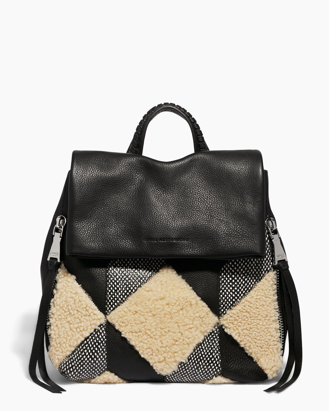 aimee kestenberg bali leather backpack Black Novelty in Luxury Suede Designer Handbag For Women the Bali backpack is ready for whatever your day has in store Aimee Kestenberg Lamb Leather Hobo