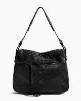 Bali Novelty Double Entry Hobo in Luxury Suede