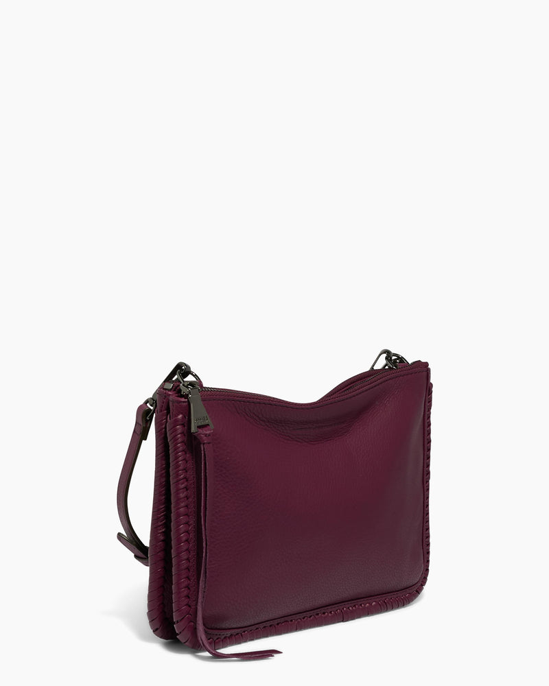 Famous Double Top Zip Crossbody