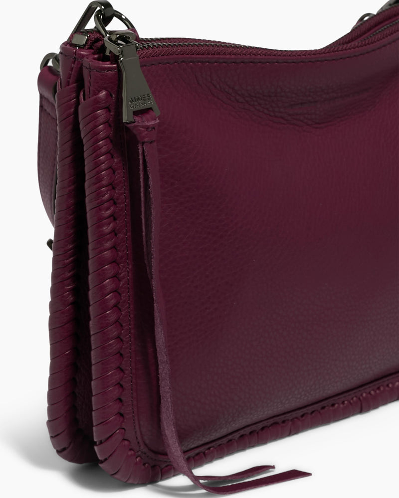 Famous Double Top Zip Crossbody
