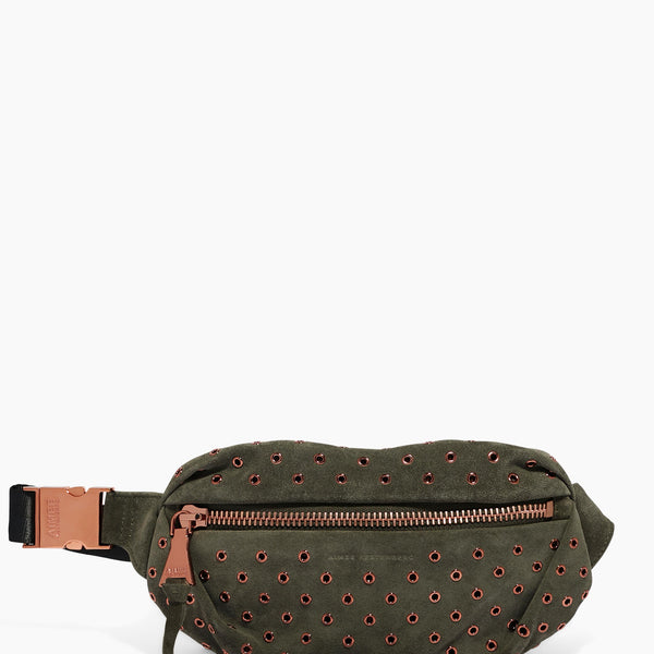 Milan Bum Bag with Eyelets Forest with Eyelets Aimee Kestenberg