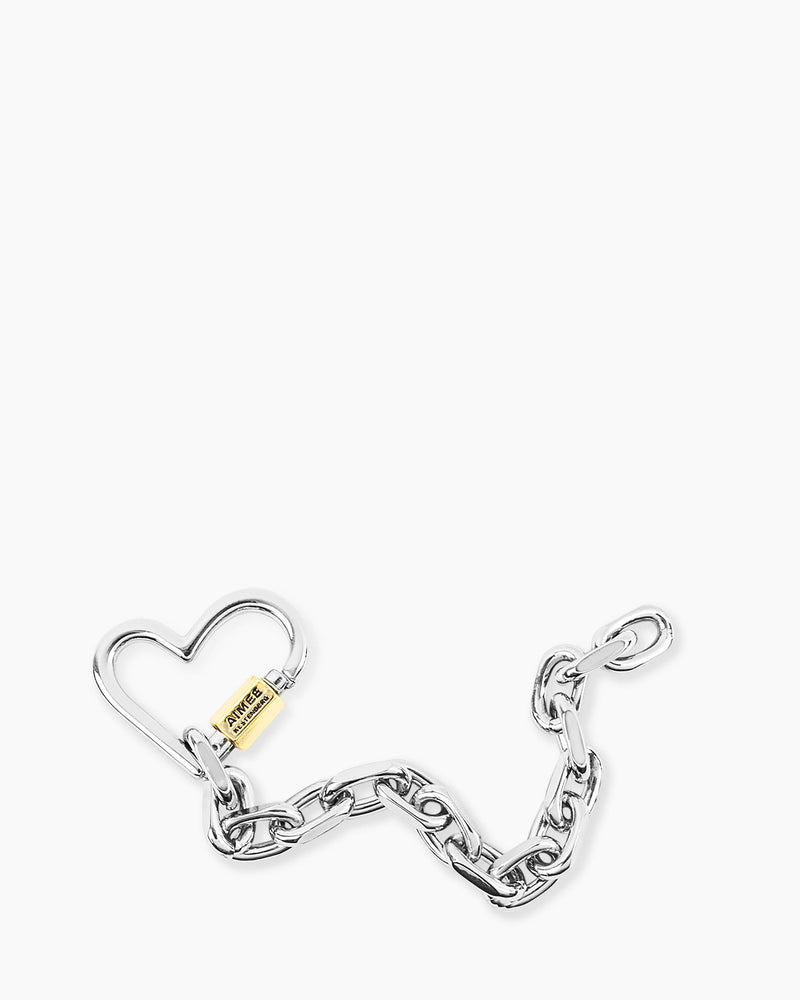 It's A Love Thing Heart Chain Bracelet
