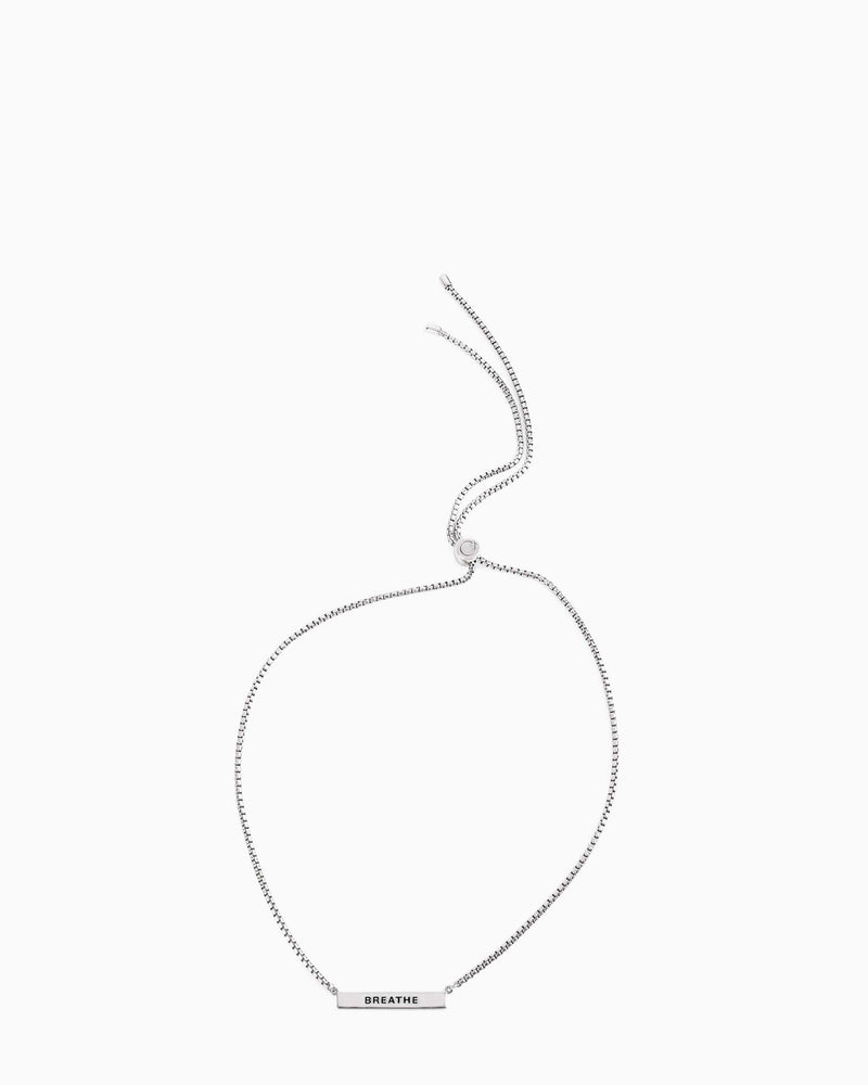 Breathe Pendant Necklace - front