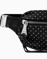 Milan Bum Bag - black studded detail