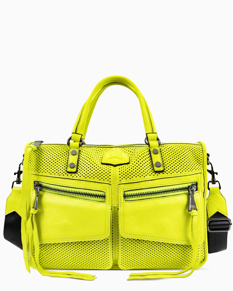 Road Trip Satchel - citrine front
