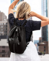 Tamitha Backpack - Black silver on model
