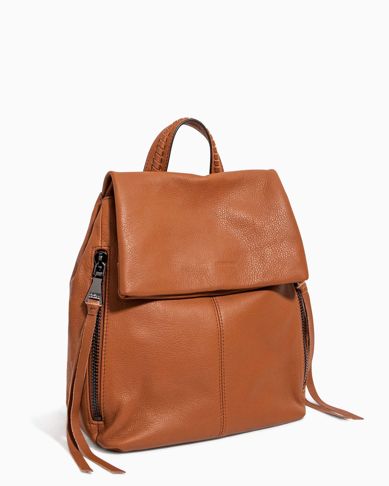 Bali Backpack Chestnut - side angle