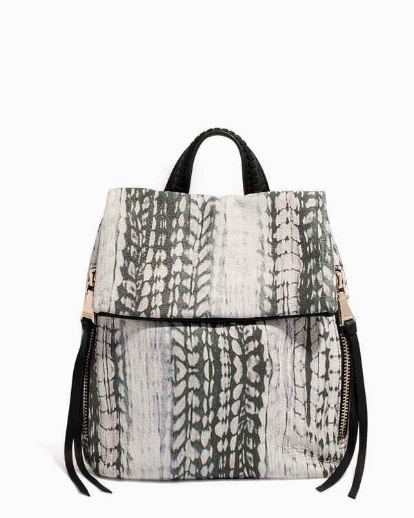 Bali Backpack Feather Print - front