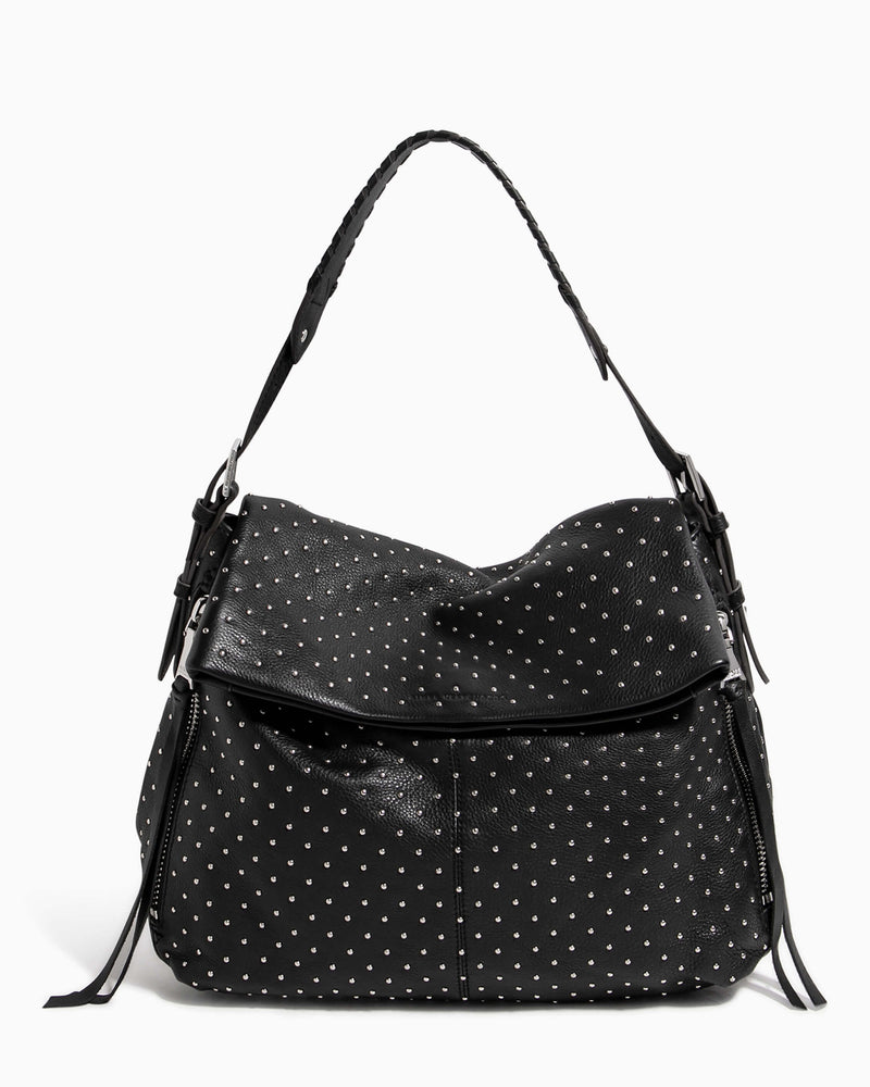 Bali Hobo Black Studded - front