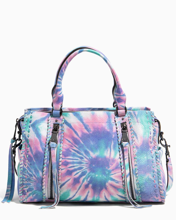 Bali Satchel Spiral Tie Dye - front