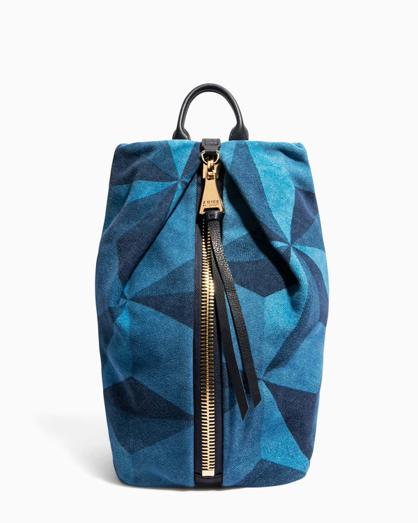 Tamitha Backpack Denim Patchwork - front