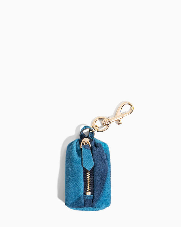 Tamitha Key Fob Denim Patchwork - front