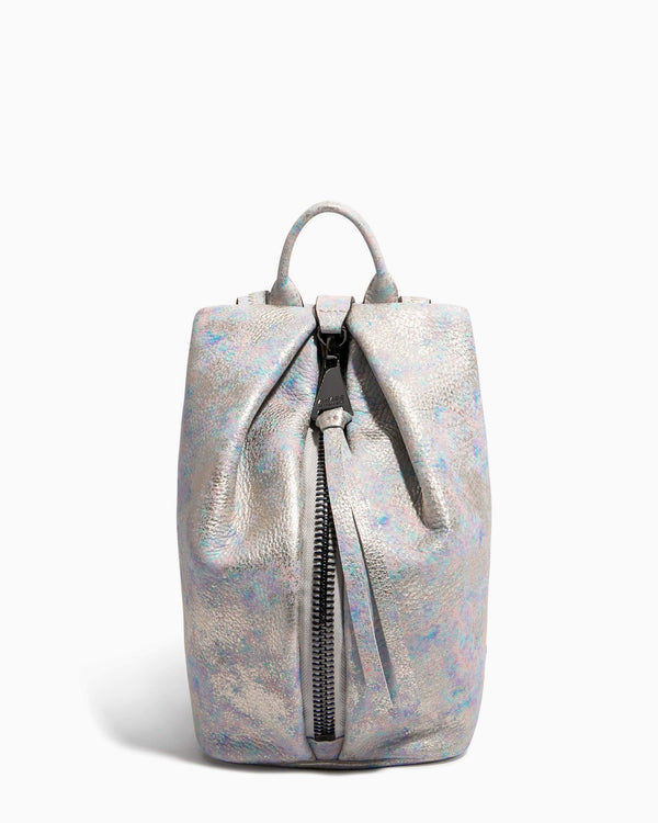 Tamitha Mini Backpack Opal Distressed Metallic - front