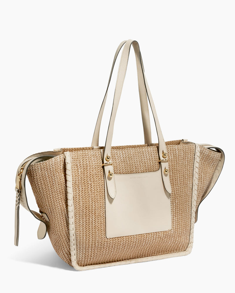 Casablanca Raffia Large Tote