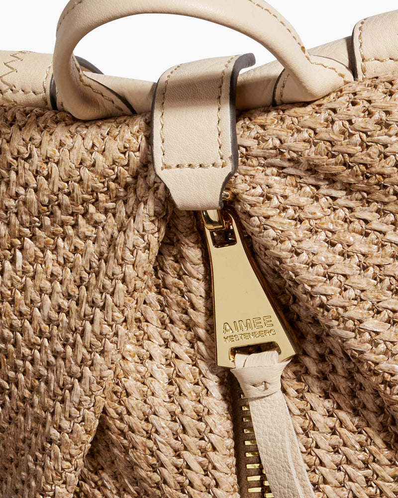 Tamitha Raffia Backpack