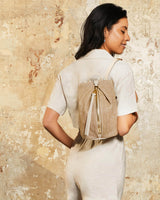 Tamitha Raffia Mini Backpack