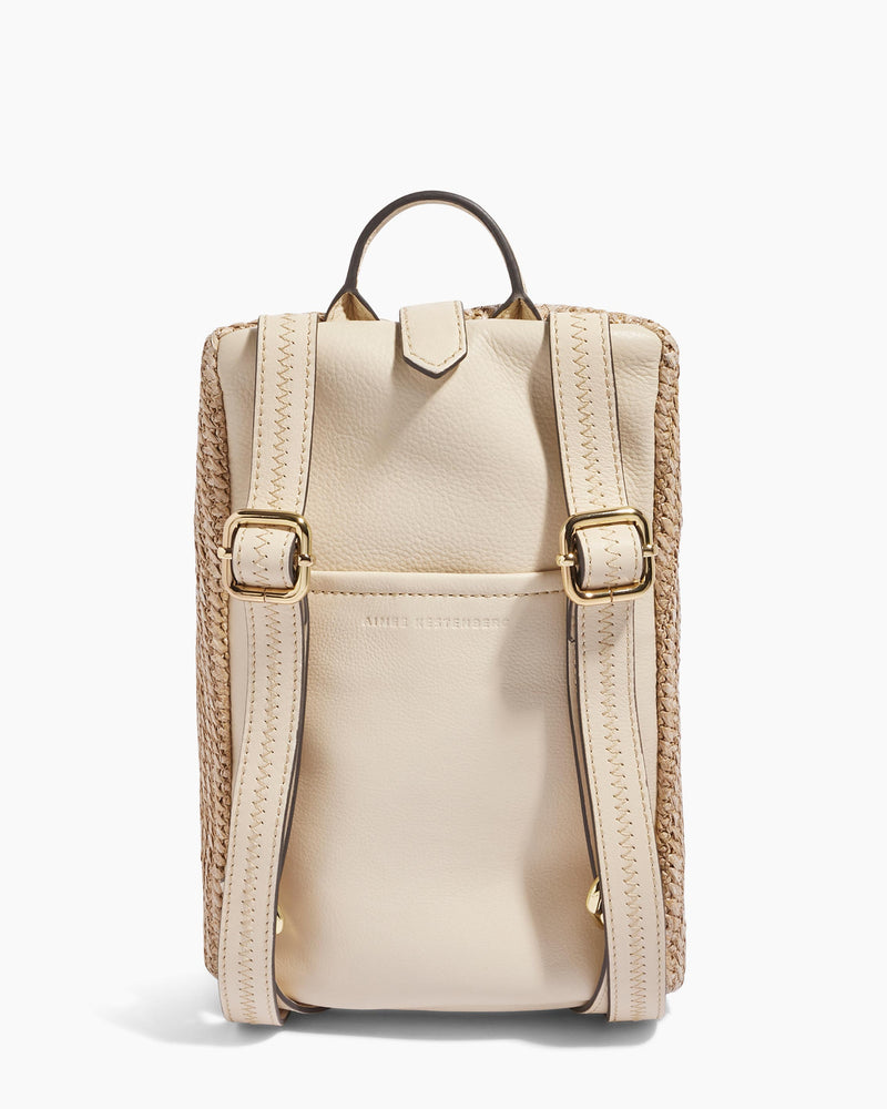 Tamitha Raffia Mini Backpack