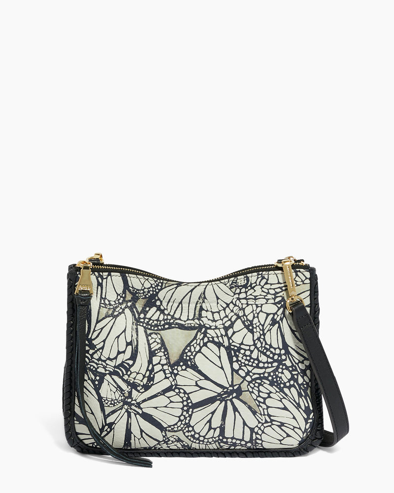 Famous Double Top Zip Crossbody