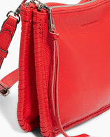 Famous Double Top Zip Crossbody