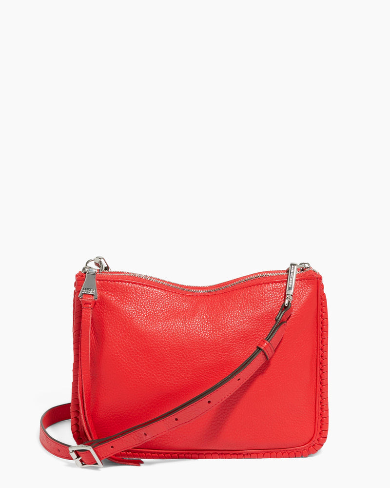 Famous Double Top Zip Crossbody