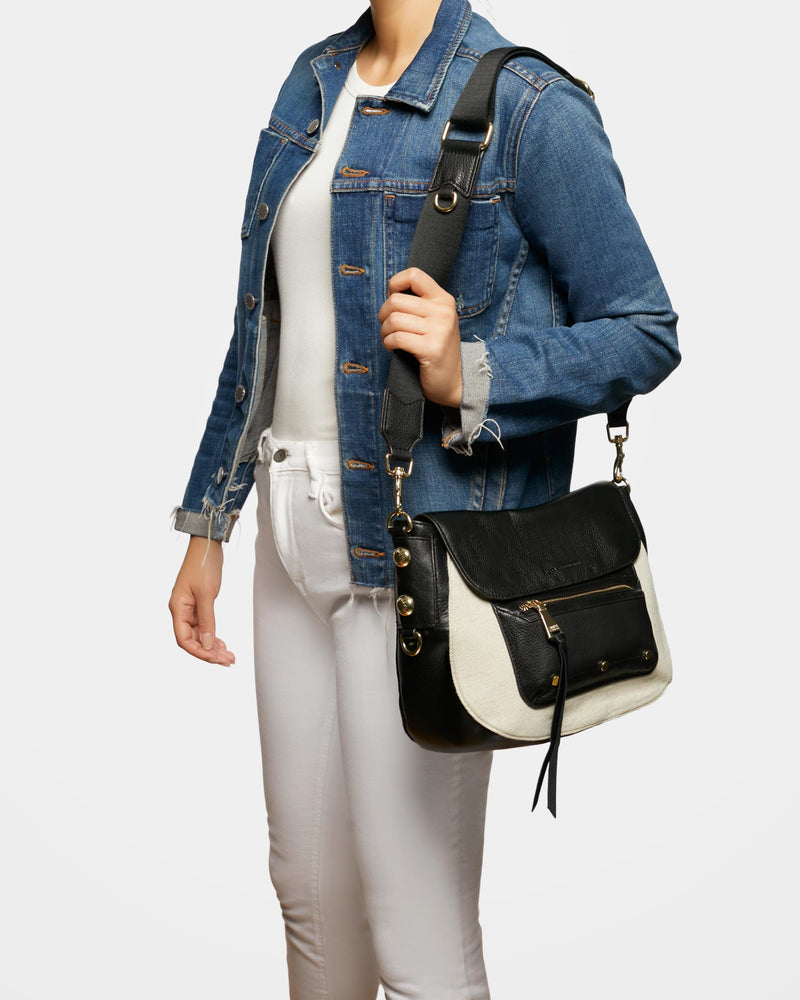 Roxbury Mini Convertible Crossbody | Merino Shearling | Aimee Kestenberg