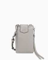 Out Of Office Phone Crossbody - elephant grey front