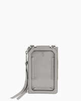 Out Of Office Phone Crossbody - elephant grey interior functionality