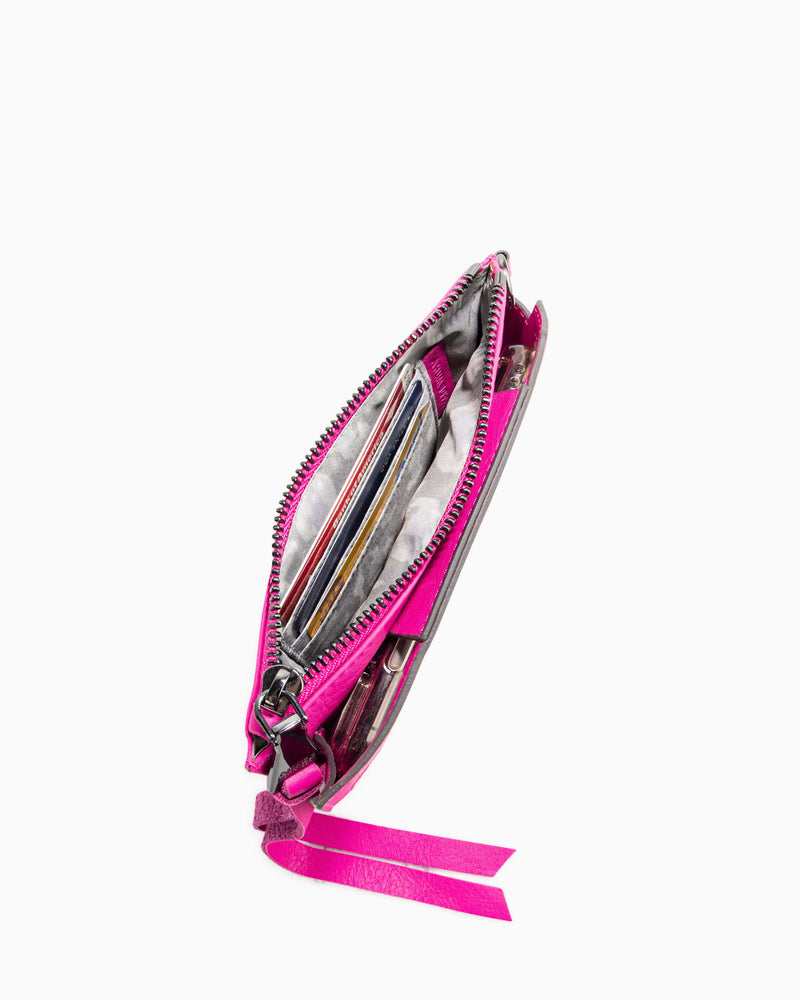 Out Of Office Phone Crossbody - pop pink back