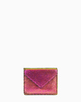 Zip It Up Trifold Wallet Iridescent Scales