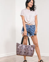 Care Free Tote Mystic Snake - on model