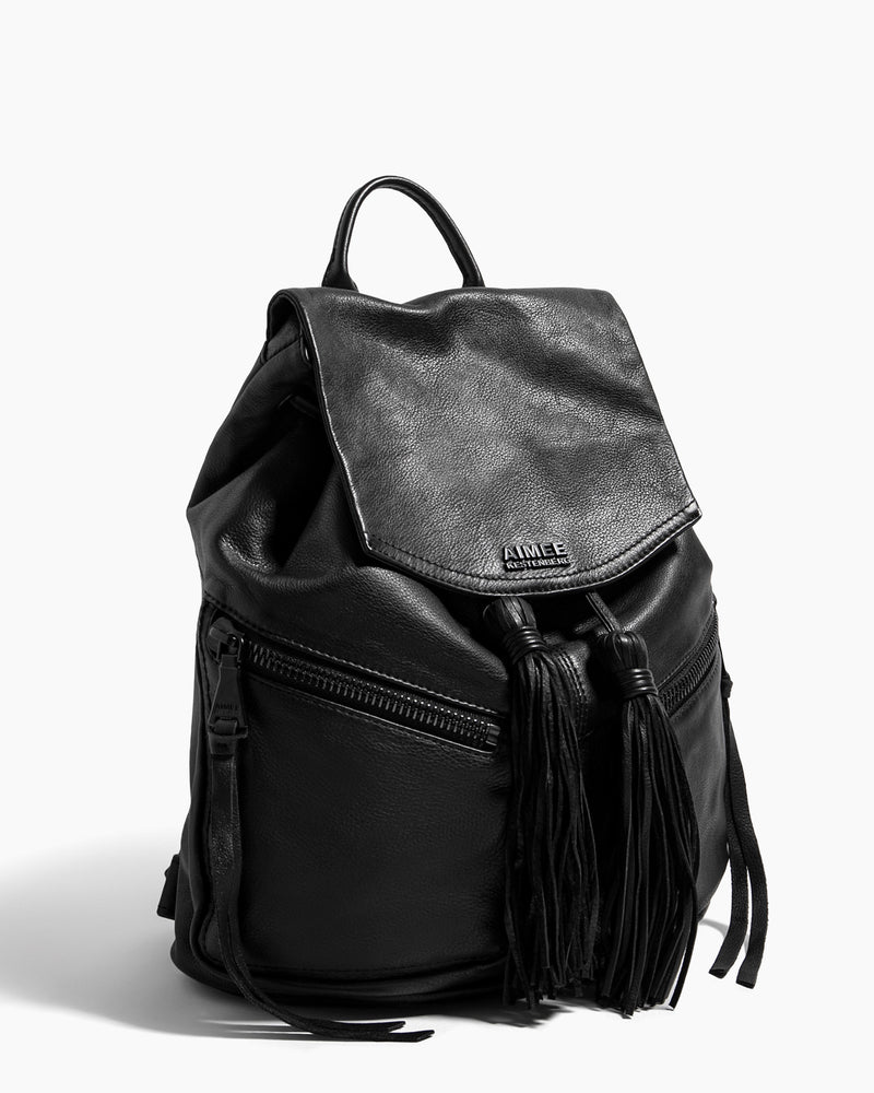 Feeling Alive Backpack Black - side angle