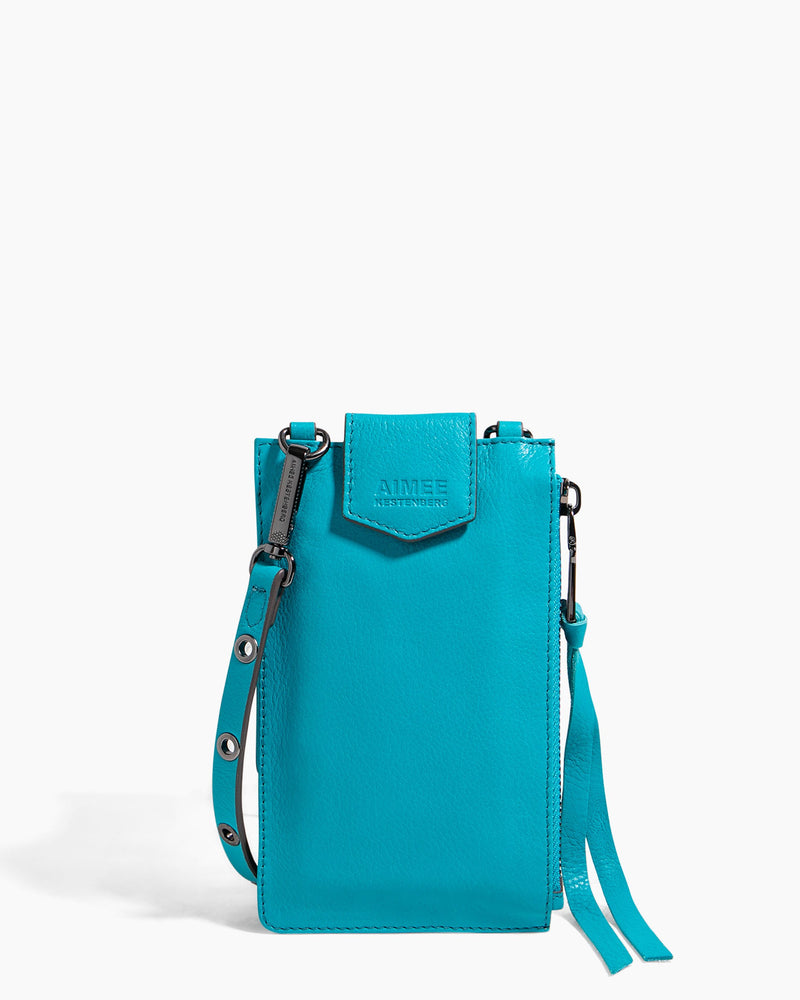 Getaway Phone Crossbody Blue Bird - front