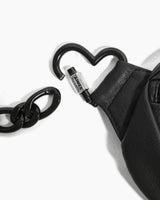 Heart Chain Bum Bag Black - detail