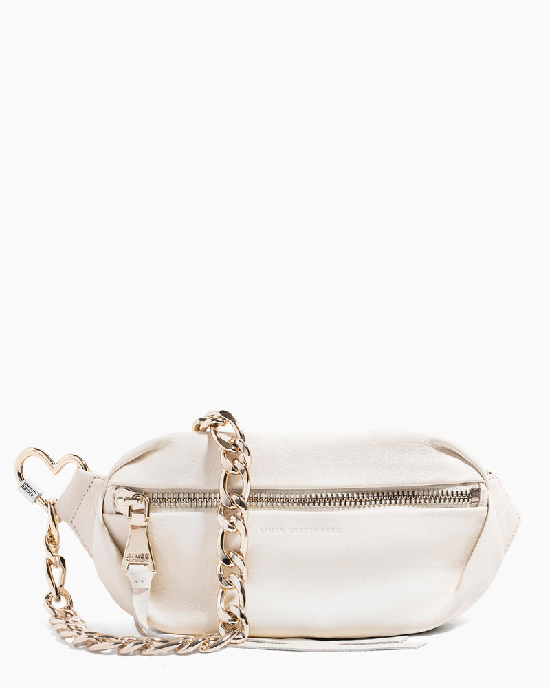 Heart Chain Bum Bag Vanilla Ice - front