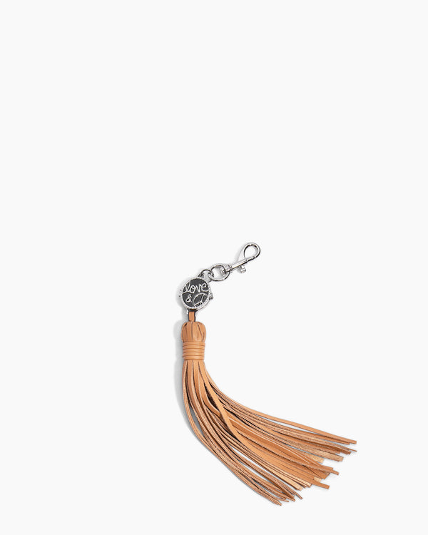 Love Locket Tassel Vachetta - front
