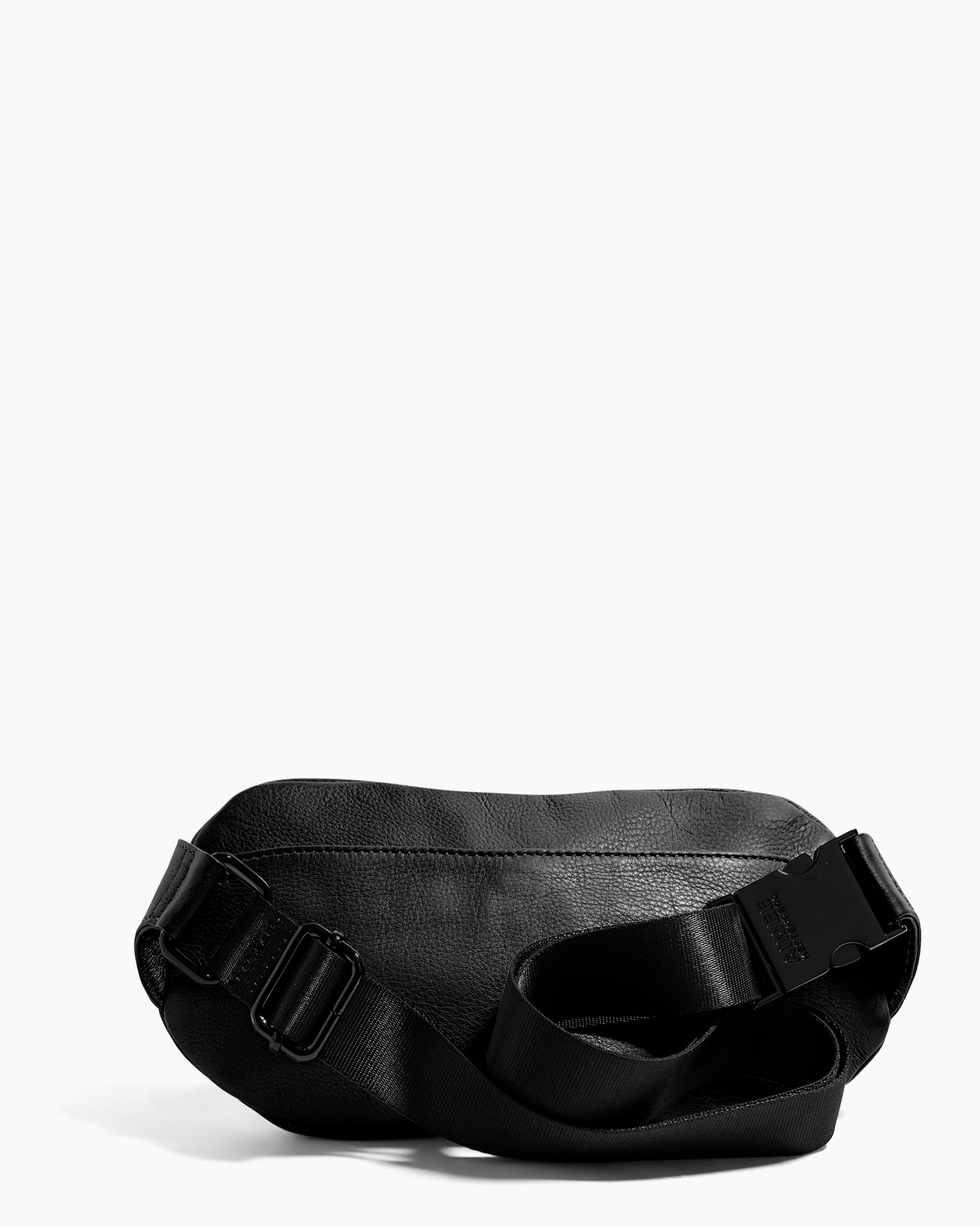 andrea maxi bum bag and mini backpack Aimee Milan Leather Belt Bag, Womens, Black