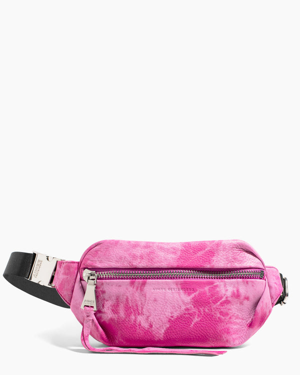 Milan Bum Bag Pink Tie Dye - front