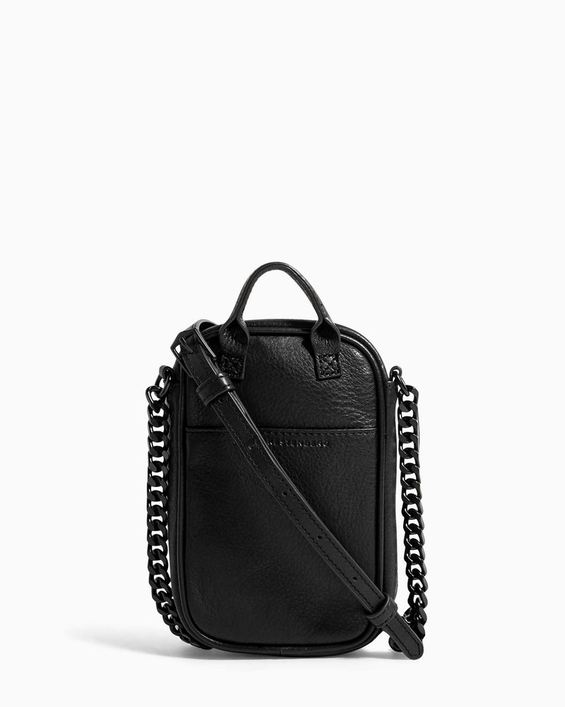 Tamitha Phone Crossbody With RFID Black With Black Hardware - back