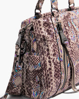 Zip Me Up Satchel Mystic Snake - detail