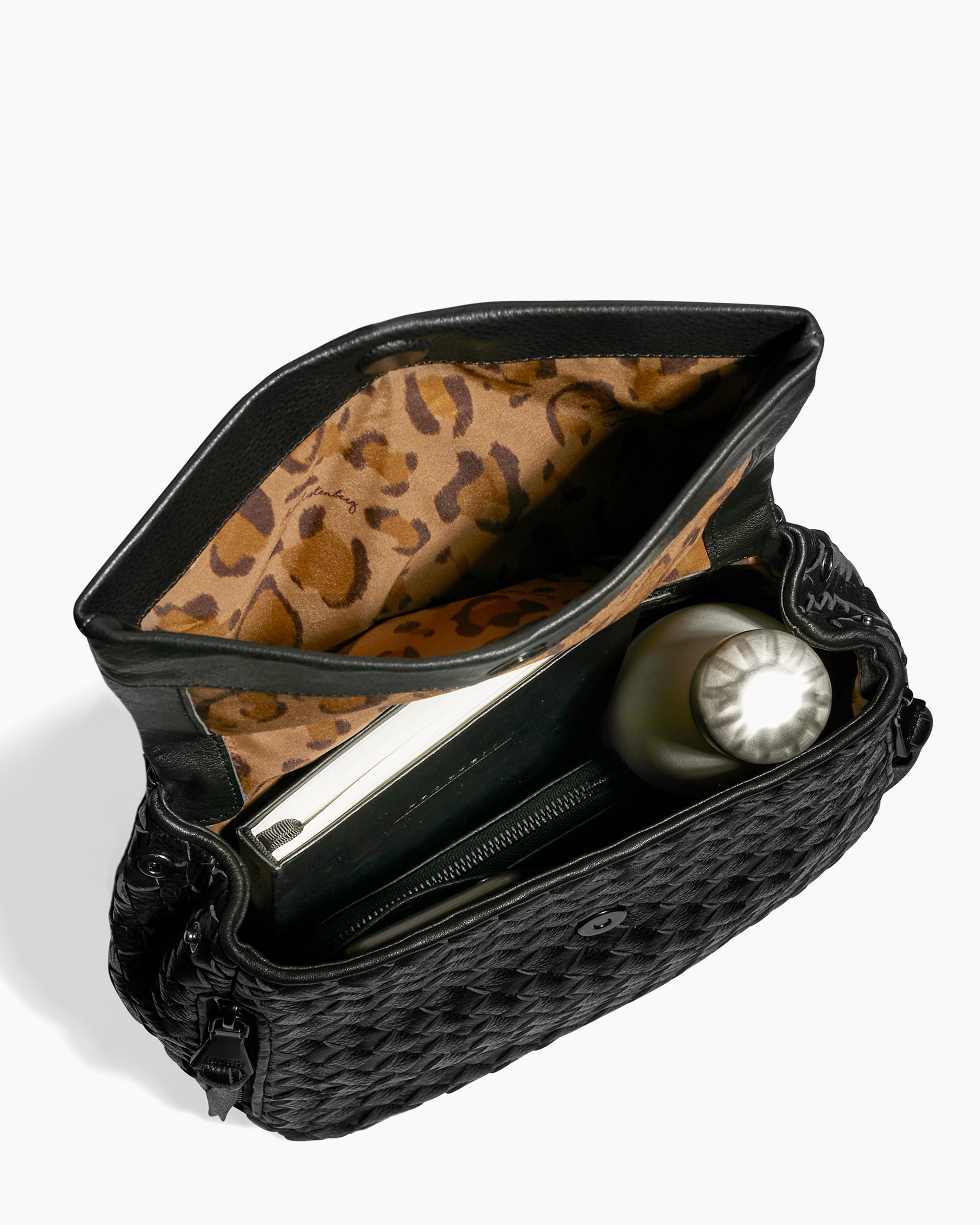 Bali Black Woven Backpack Aimee Kestenberg