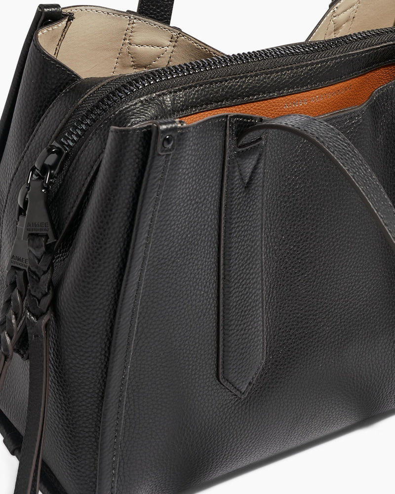 Black Bee Dual Compartment Shoulder Bag